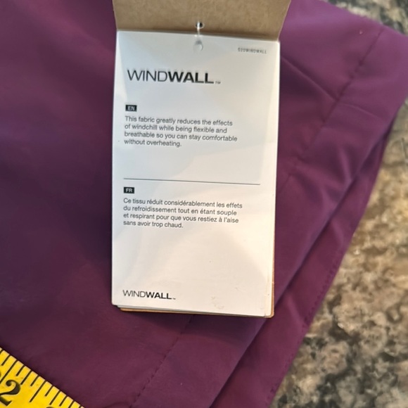 The North Face windwall Maroon Hooded Jacket NWT S - Picture 15 of 16